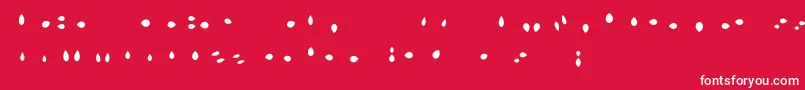 MisterLoopyLoops Font – White Fonts on Red Background