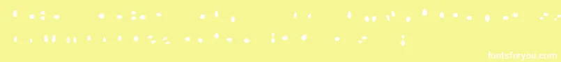 MisterLoopyLoops Font – White Fonts on Yellow Background