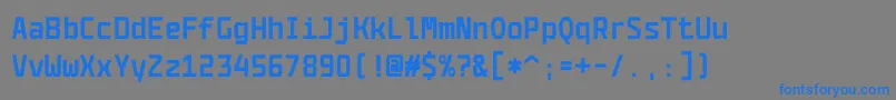 CodenameCoderFree4fBoldフォントについての詳細 フォントCodenameCoderFree4fBold – 灰色の背景に青い文字