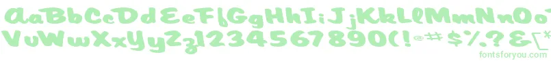 ArtisticmythRegularTtext-Schriftart – Grüne Schriften