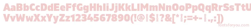 GilamBlackdemo Font – Pink Fonts