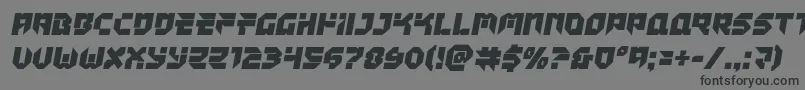 Tokyodrifter-fontti – mustat fontit harmaalla taustalla