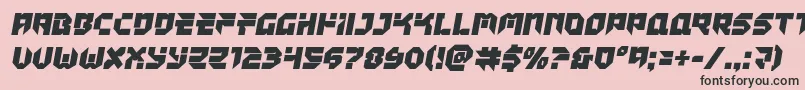 Tokyodrifter Font – Black Fonts on Pink Background