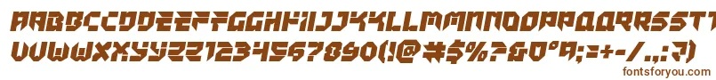 Tokyodrifter-fontti – ruskeat fontit valkoisella taustalla