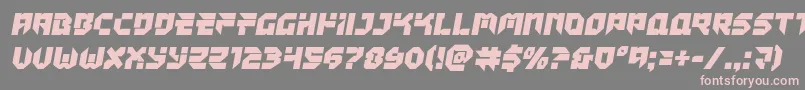 Tokyodrifter Font – Pink Fonts on Gray Background