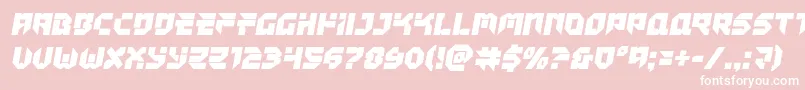 Tokyodrifter Font – White Fonts on Pink Background