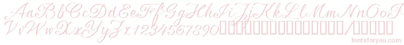SrsaBT Font – Pink Fonts on White Background