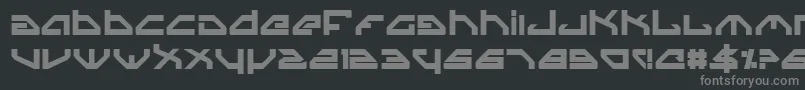 Spyv3b Font – Gray Fonts on Black Background