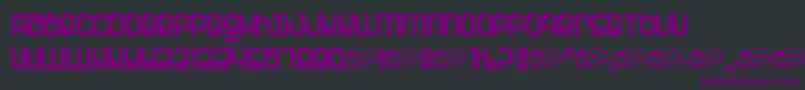 Planet ffy Font – Purple Fonts on Black Background