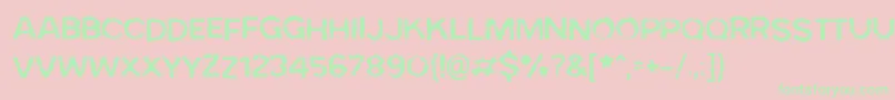 BadSkizoff Font – Green Fonts on Pink Background