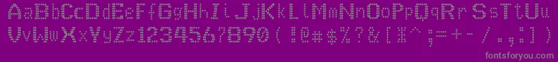 Шрифт JEkrBN – серые шрифты на фиолетовом фоне