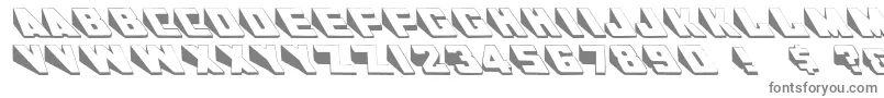 Czcionka Wedgie – szare czcionki