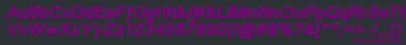 Un866bi Font – Purple Fonts on Black Background