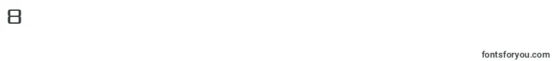 フォントSerpentineLtLight – フォント数字8
