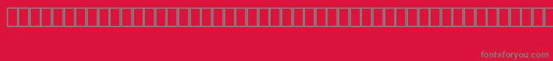 MapinfoOilgas Font – Gray Fonts on Red Background