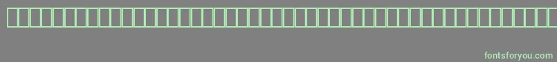 MapinfoOilgas Font – Green Fonts on Gray Background