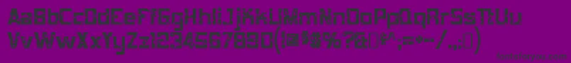 MobconcreteRegular Font – Black Fonts on Purple Background