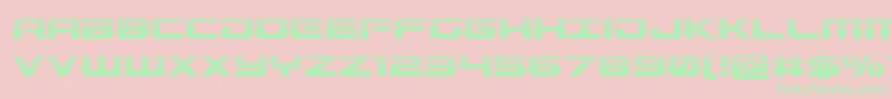 Gunshiphalf Font – Green Fonts on Pink Background