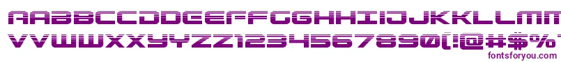 Gunshiphalf Font – Purple Fonts on White Background