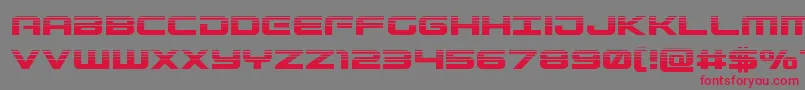 Gunshiphalf Font – Red Fonts on Gray Background