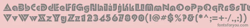 DubloncBold Font – Gray Fonts on Pink Background
