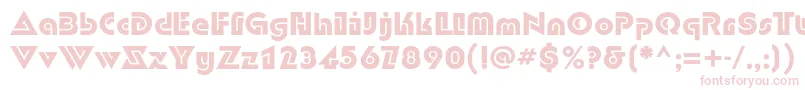 DubloncBold Font – Pink Fonts on White Background