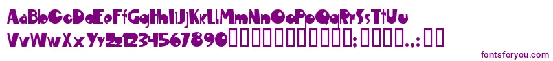 Шрифт Maroc ffy – фиолетовые шрифты