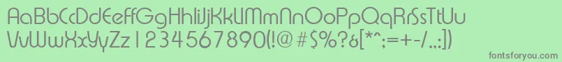 ExpressaserialLightRegular Font – Gray Fonts on Green Background