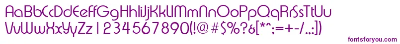 ExpressaserialLightRegular Font – Purple Fonts on White Background