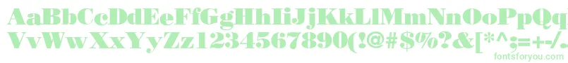 BodoniPosterSsiPosterBold Font – Green Fonts