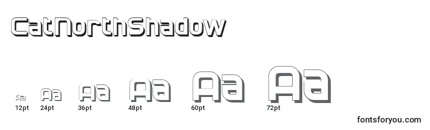 Размеры шрифта CatNorthShadow