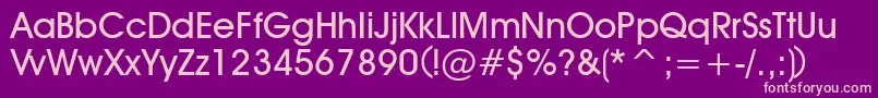 DeckerBold Font – Pink Fonts on Purple Background