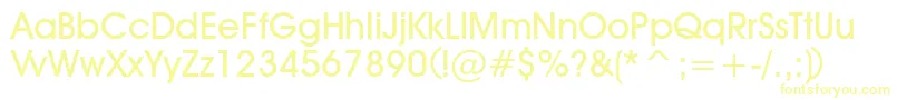 DeckerBold-Schriftart – Gelbe Schriften
