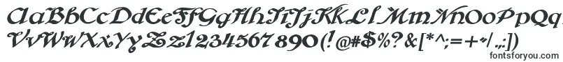 Brausepulver-fontti – Alkavat B:lla olevat fontit