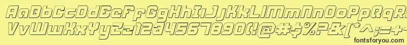 More about Weaponeersi Font Weaponeersi Font – Black Fonts on Yellow Background