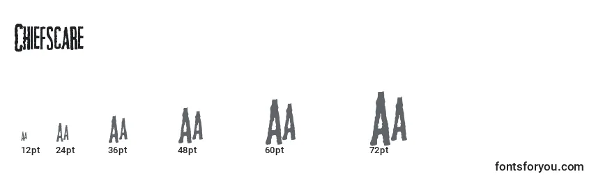 Chiefscare Font Sizes