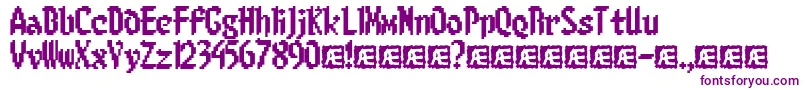 8BitLimit-fontti – violetit fontit