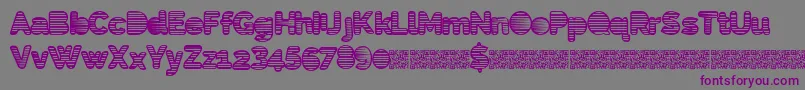 Eightiesshades Font – Purple Fonts on Gray Background