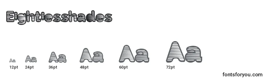 Eightiesshades Font Sizes