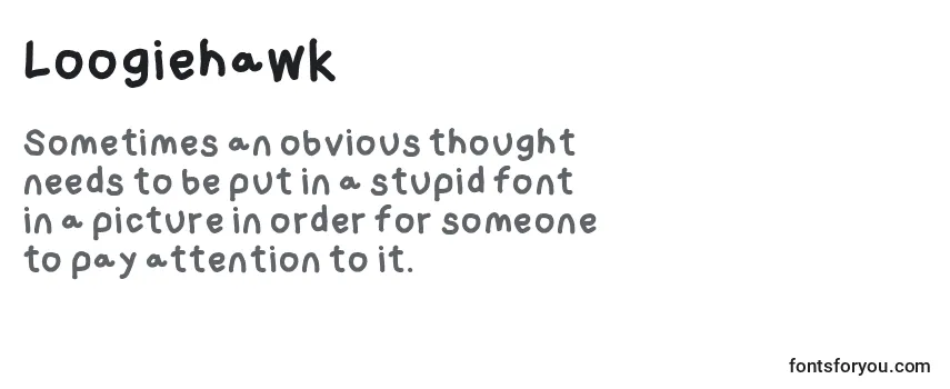 Loogiehawk Font