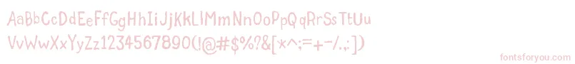 GrumbleTt Font – Pink Fonts on White Background