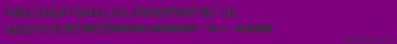LevenGrungeBold-Schriftart – Schwarze Schriften auf violettem Hintergrund