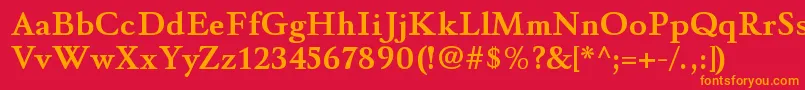 More about WinthorpergBold Font WinthorpergBold Font – Orange Fonts on Red Background