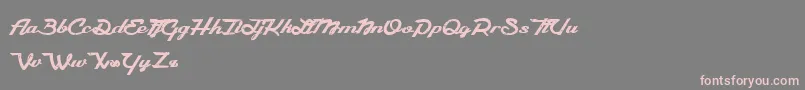 CamРІlia Font – Pink Fonts on Gray Background