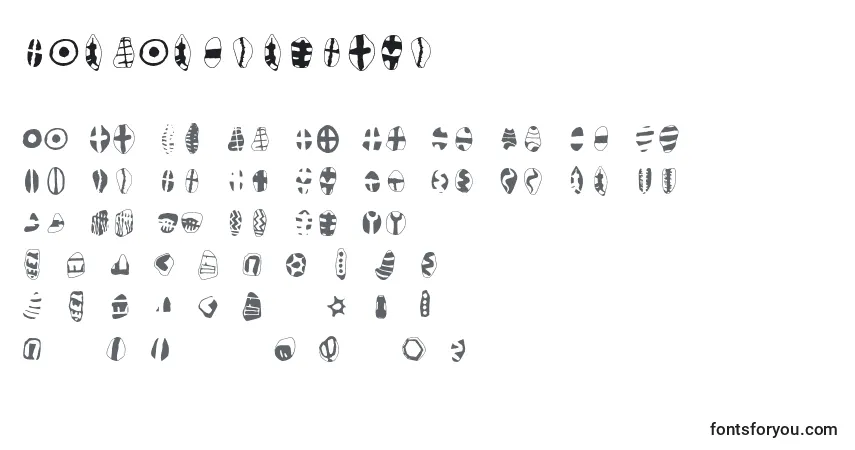 A fonte Masdasilsymbol – alfabeto, números, caracteres especiais