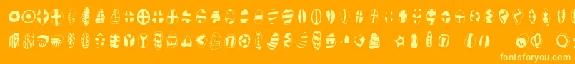 More about Masdasilsymbol Font Masdasilsymbol Font – Yellow Fonts on Orange Background