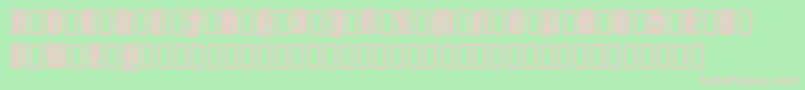 LiturgischZierbuchstaben Font – Pink Fonts on Green Background