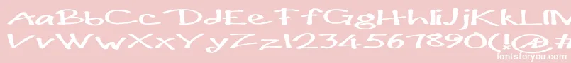 fuente Paulmaul ffy – Fuentes Blancas Sobre Fondo Rosa