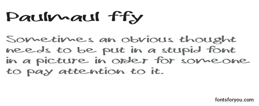 Paulmaul ffy Font