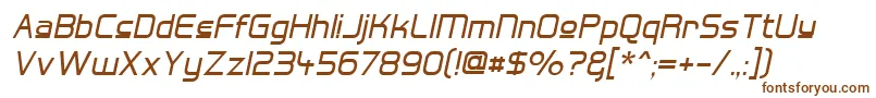 HallFeticaUpperItalic Font – Brown Fonts